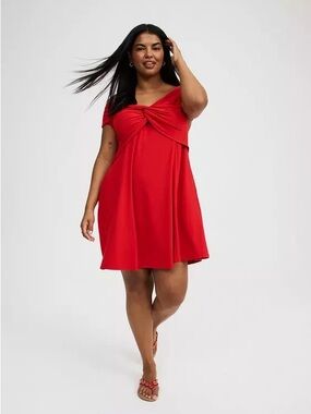 Torrid Off-Shoulder Mini Dress